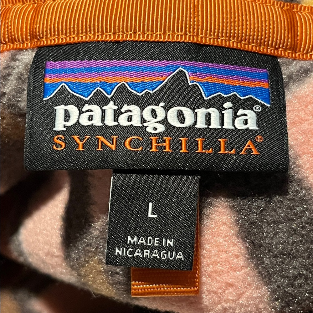NWOT🔥 Patagonia Synchilla Fleece Snap-T Anthos Pink Women’s L - Picture 3 of 17